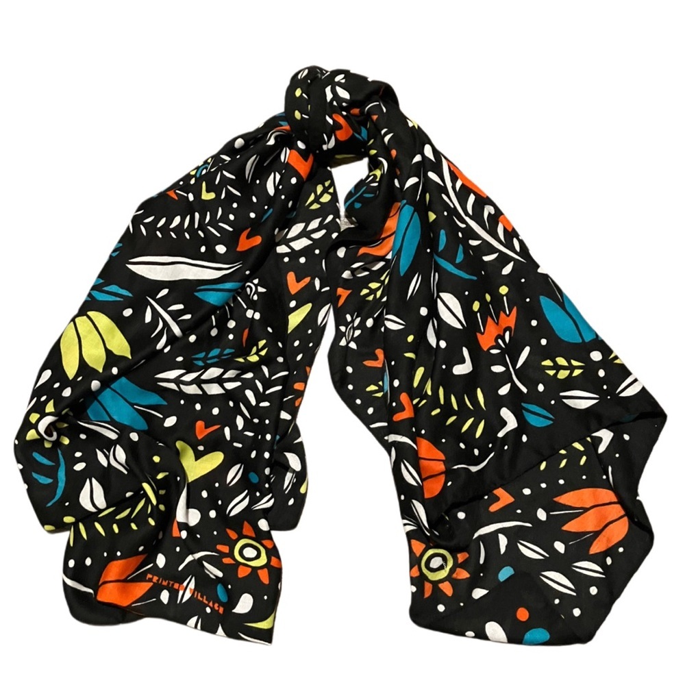 Colorful Patterned Scarf / Wrap - image 1